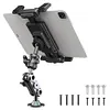 Car Phone Holder Anti-Slip Aluminum Drill Base Phone Rack Dashboard Phone Stand