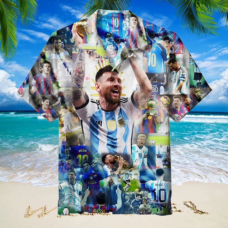 Messi's Wonderful Moments | Unisex Hawaiian Shirt