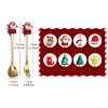 Ensemble De Vaisselle De No&euml;l En Acier Inoxydable