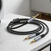 1/8in TRS Stereo Splitter Cable Male To Dual Male 3.5mm Y-Splitter Stereo Audio Cable for Speakers Headphone Cell Phone PC Laptop