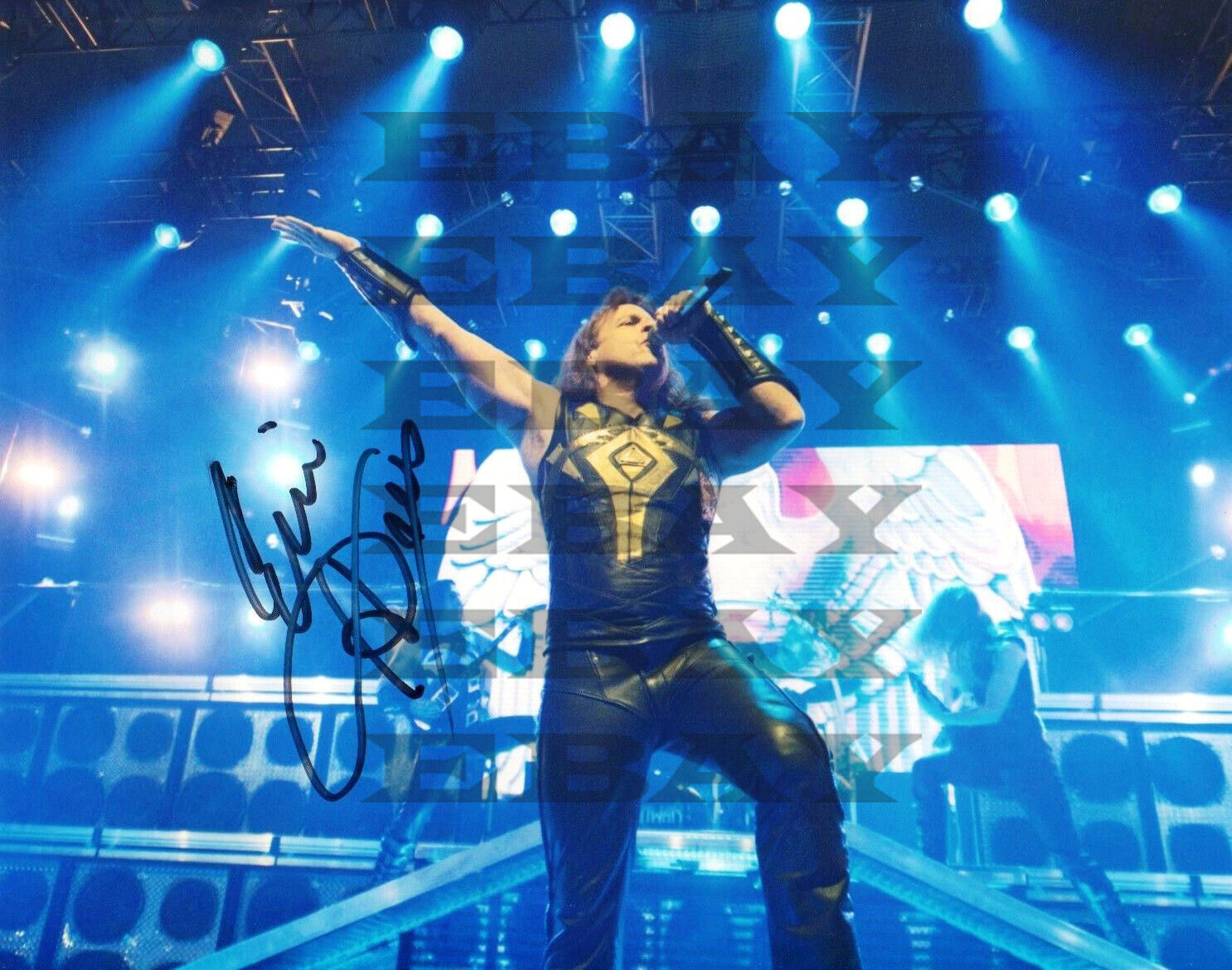 Eric Adams Manowar Autographed signed 8x10 Photo Poster painting Reprint