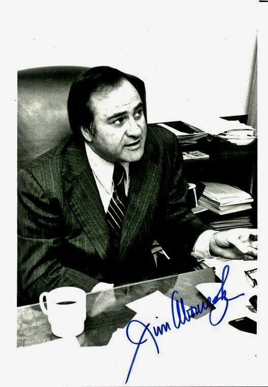 South Dakota Senator JAMES ABOUREZK Signed Photo Poster painting & Letter