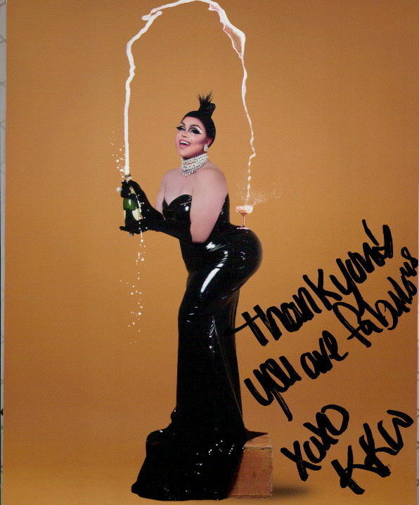 Kalorie Karbdashian Williams (RuPaul's Drag Race) signed 8x10 Photo Poster painting In-person