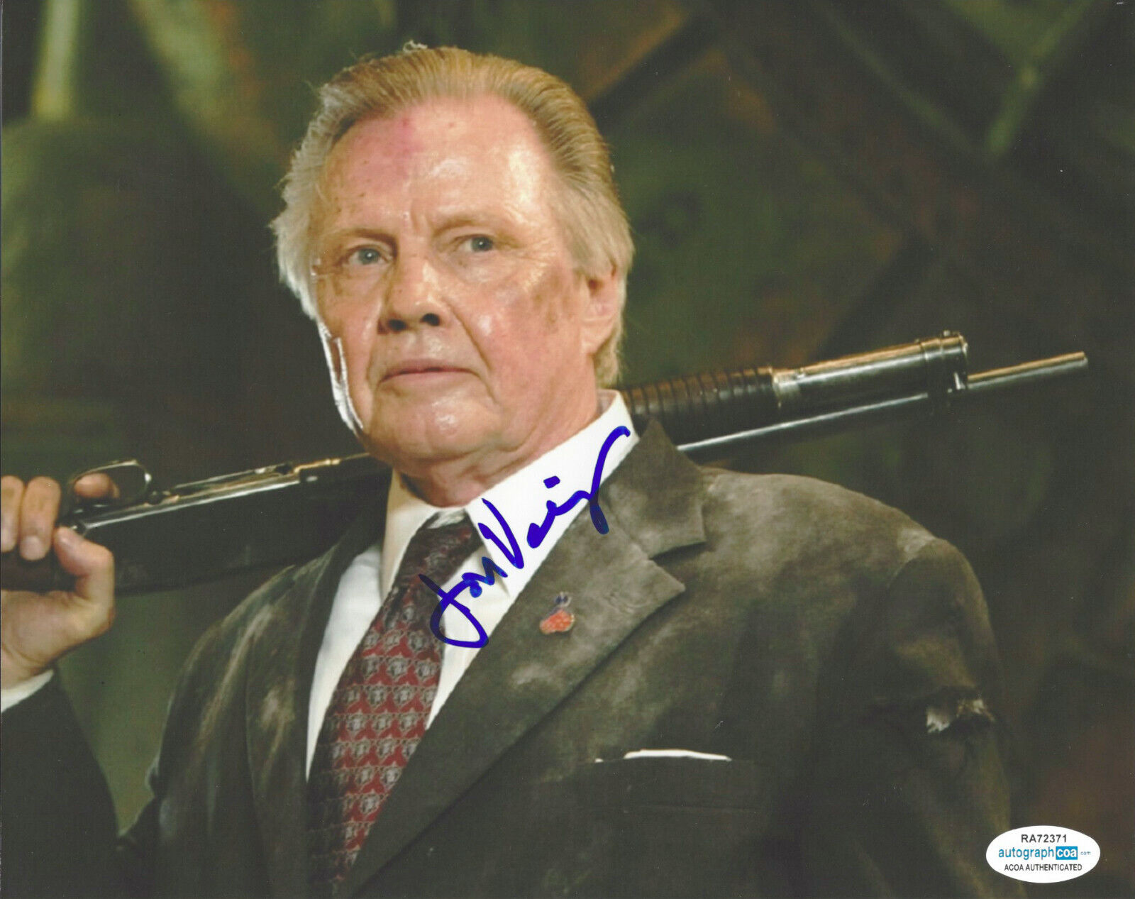 JON VOIGHT SIGNED AUTHENTIC 'NATIONAL TREASURE' 8X10 Photo Poster painting ACOA ACTOR PROOF