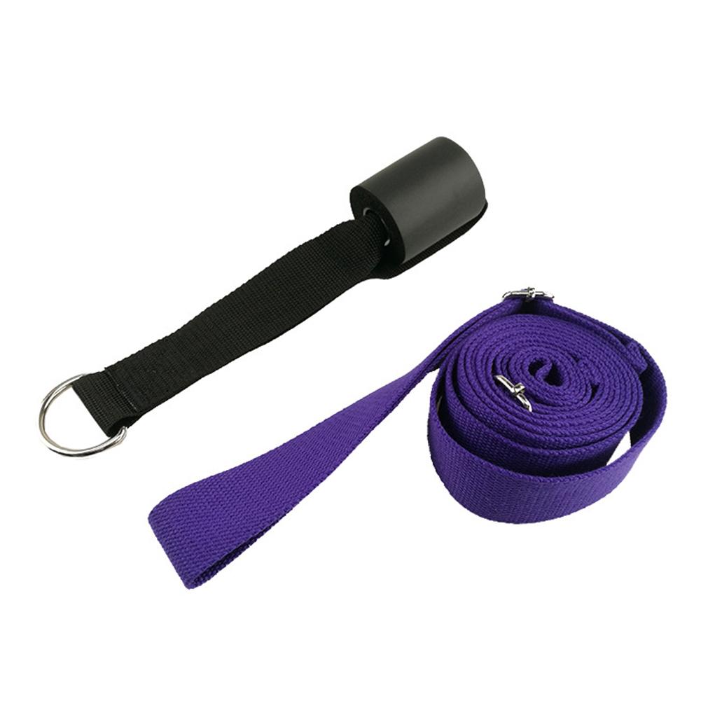 

Door Sports Yoga Ballet Band Exercise Soft Leg Stretcher Belt (Purple), 501 Original