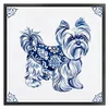 (Multi-Style) Blue And White Porcelain Animal-11CT Stamped Cross Stitch 40*40cm