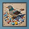 Diamond Painting -DIY Round Drill Stone Art Bird(40x40cm)