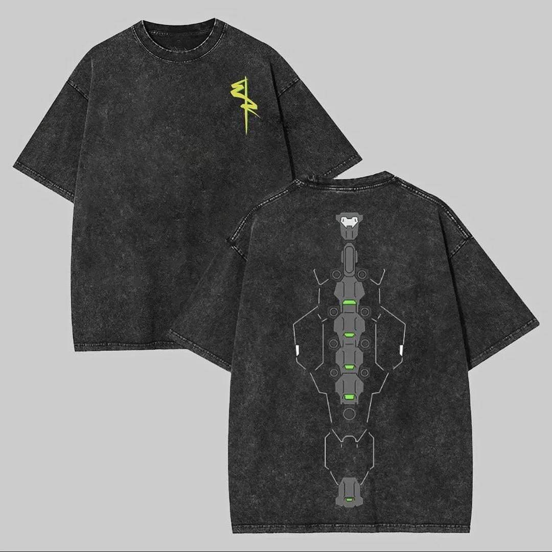 Cyberpunk: Edgerunners Printed Unisex Washed T-Shirt