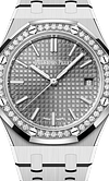 Silver 904L Steel Gray Dial - Watch - 37mm
