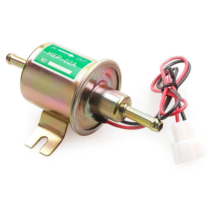 12V Universal 3-6 PSI Gas Diesel Inline Low Pressure Electric Fuel Pump HEP-02A Generic