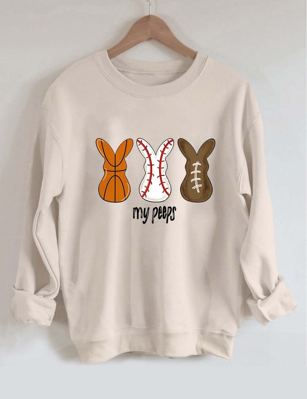 Easter Sports Bunny Peep Sweatshirt