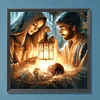 Diamond Painting -5D Full Round Drill Jesus and Virgin