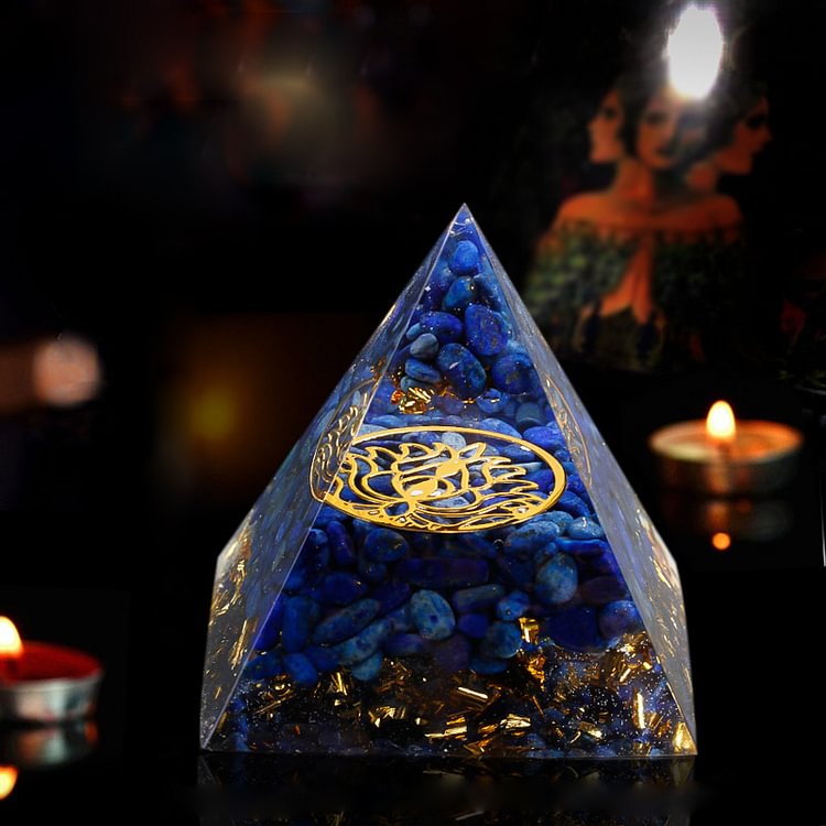 Lapis Lazuli  Healing Orgone Pyramid