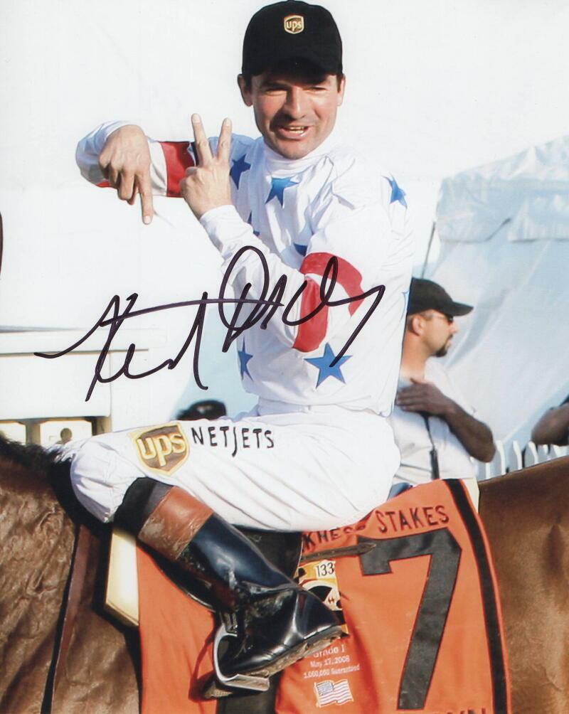 KENT DESORMEAUX SIGNED AUTOGRAPH 8X10 Photo Poster painting - TRIPLE CROWN WINNING JOCKEY