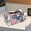 Flower Butterfly DIY Diamond Art Paper Towel Holder for Home and Office Decor