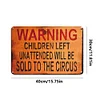 Warning Children - Vintage Metal Signs - 20*30cm/30*40cm - Warning