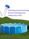 Pool Adapter Pool Skimmer Adapter Skimmer Hose Adapter for Intex Surface Skimmer