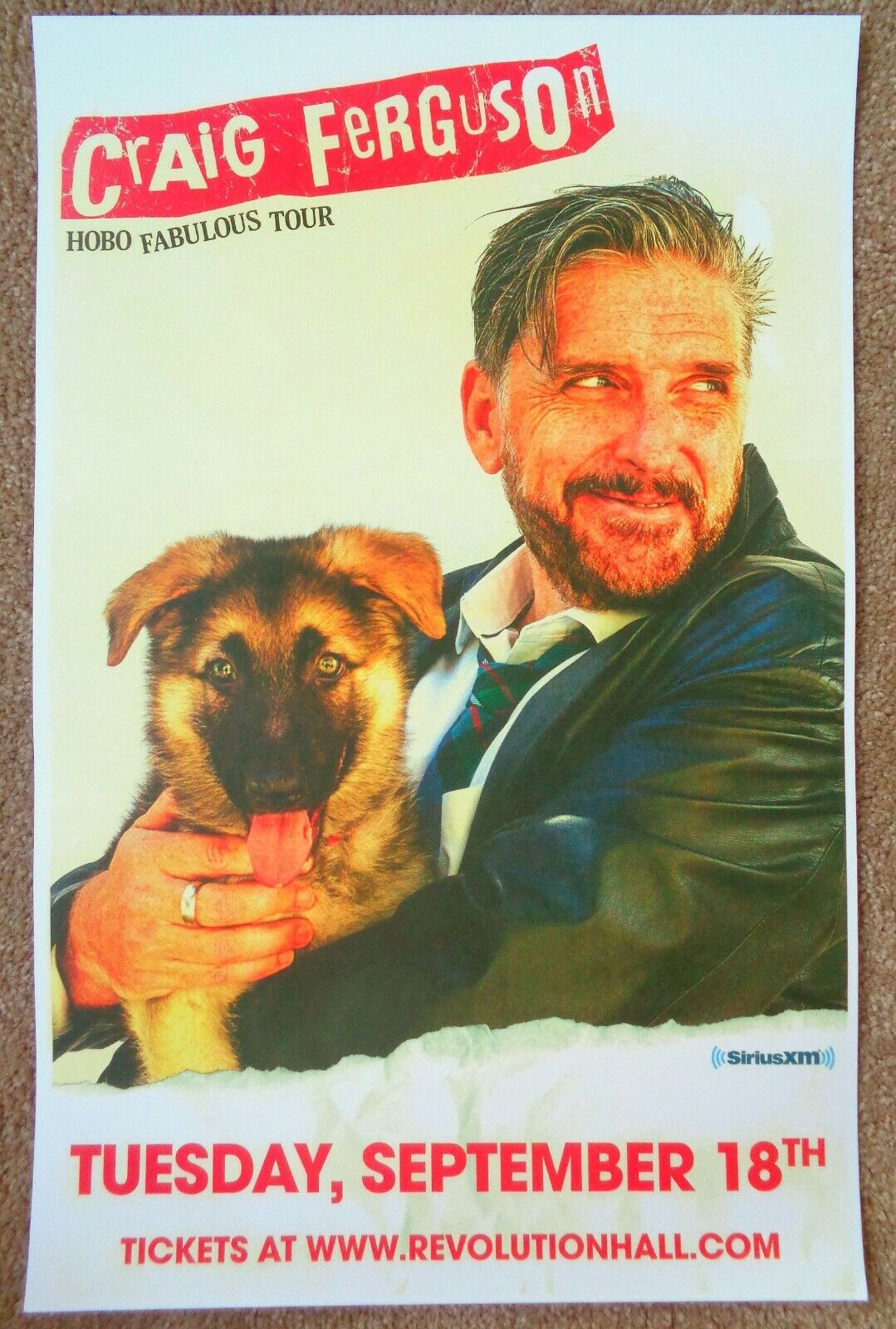 CRAIG FERGUSON 2018 POSTER Gig Comedy Portland Oregon