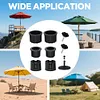 Umbrella Base Stand Hole Ring Plug Cover for Backyard Patio Table Decks (8Pcs)
