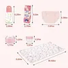 17"-22" Pink Cat 10 Pcs Reborn Baby Doll Accessories Set - RBBI-Myrebornbabydoll&reg; Myrebornbabydoll&reg;