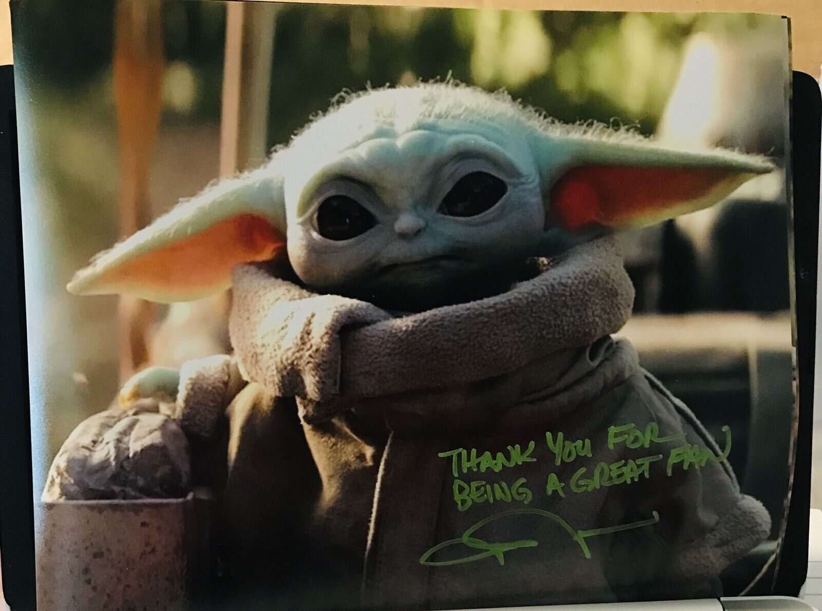 JOHN ROSENGRANT SIGNED 8x10 Photo Poster painting YODA MANDALORIAN STAR WARS BECKETT BAS COA D7