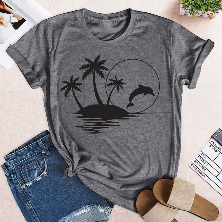 Women's travel shirt, Vacation Shirt Tee -02717