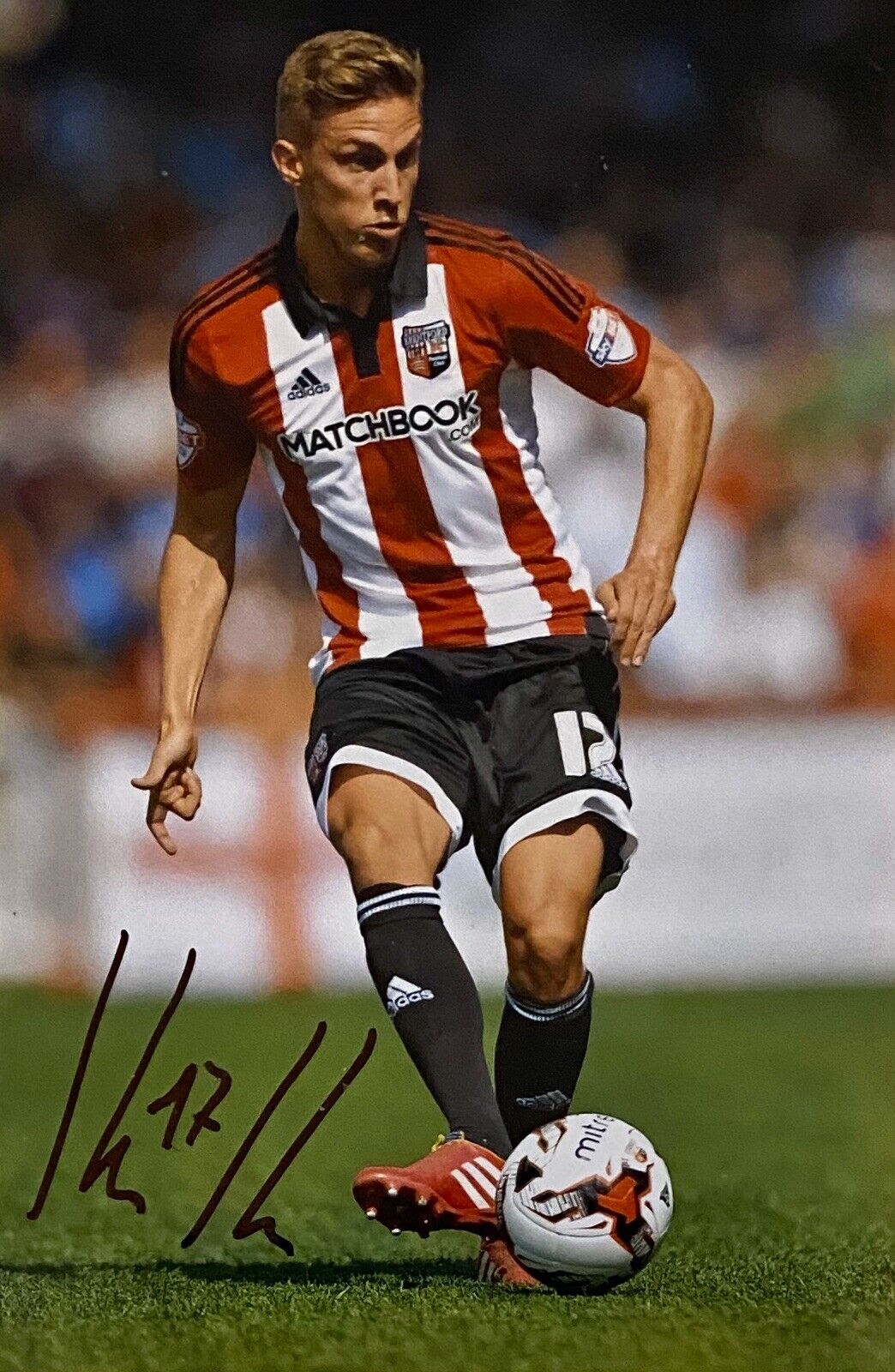 Konstantin Kerschbaumer Genuine Hand Signed 6X4 Photo Poster painting - Brentford FC