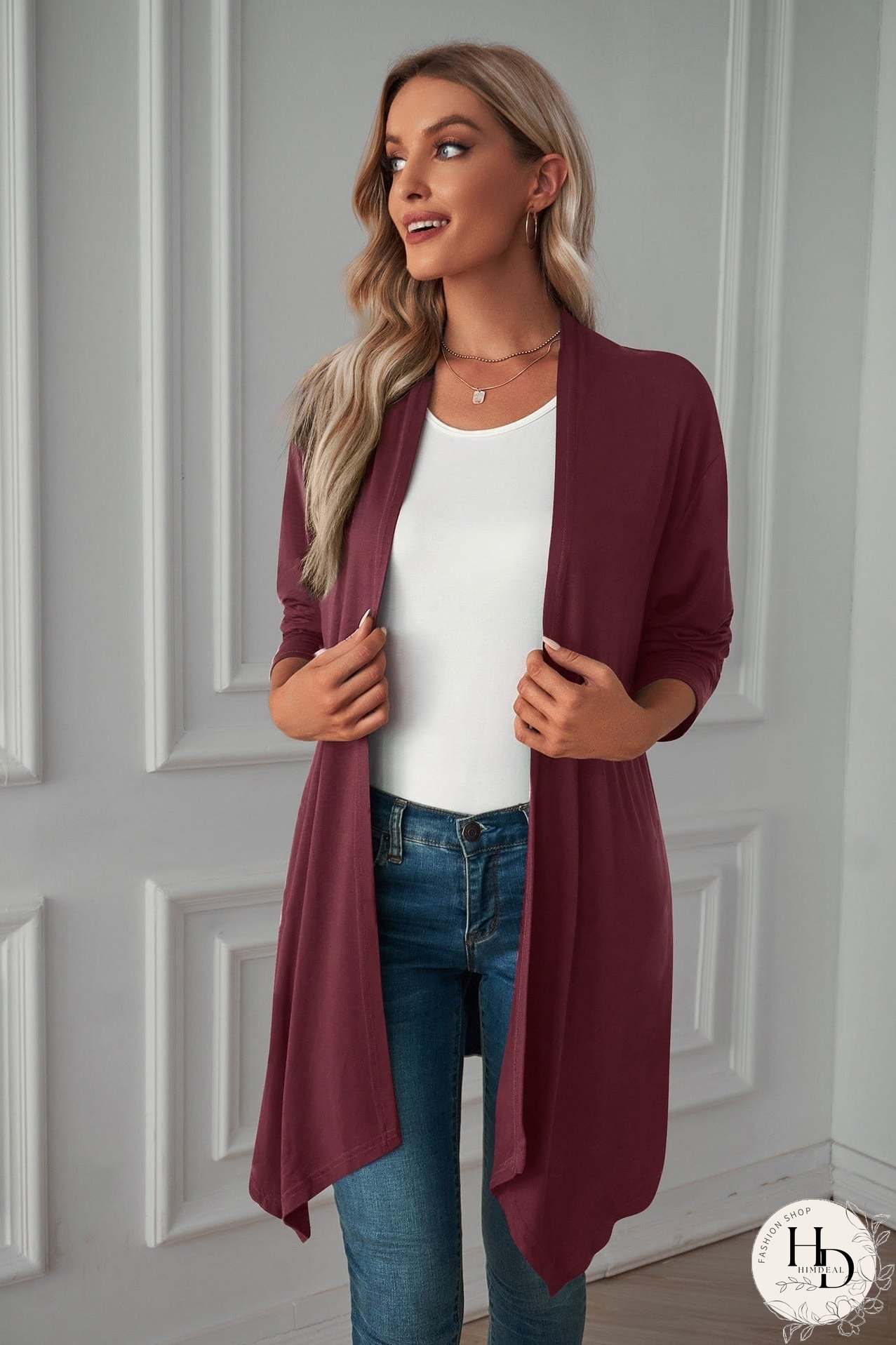 Warm Plaid Shirt Jacket for Fall