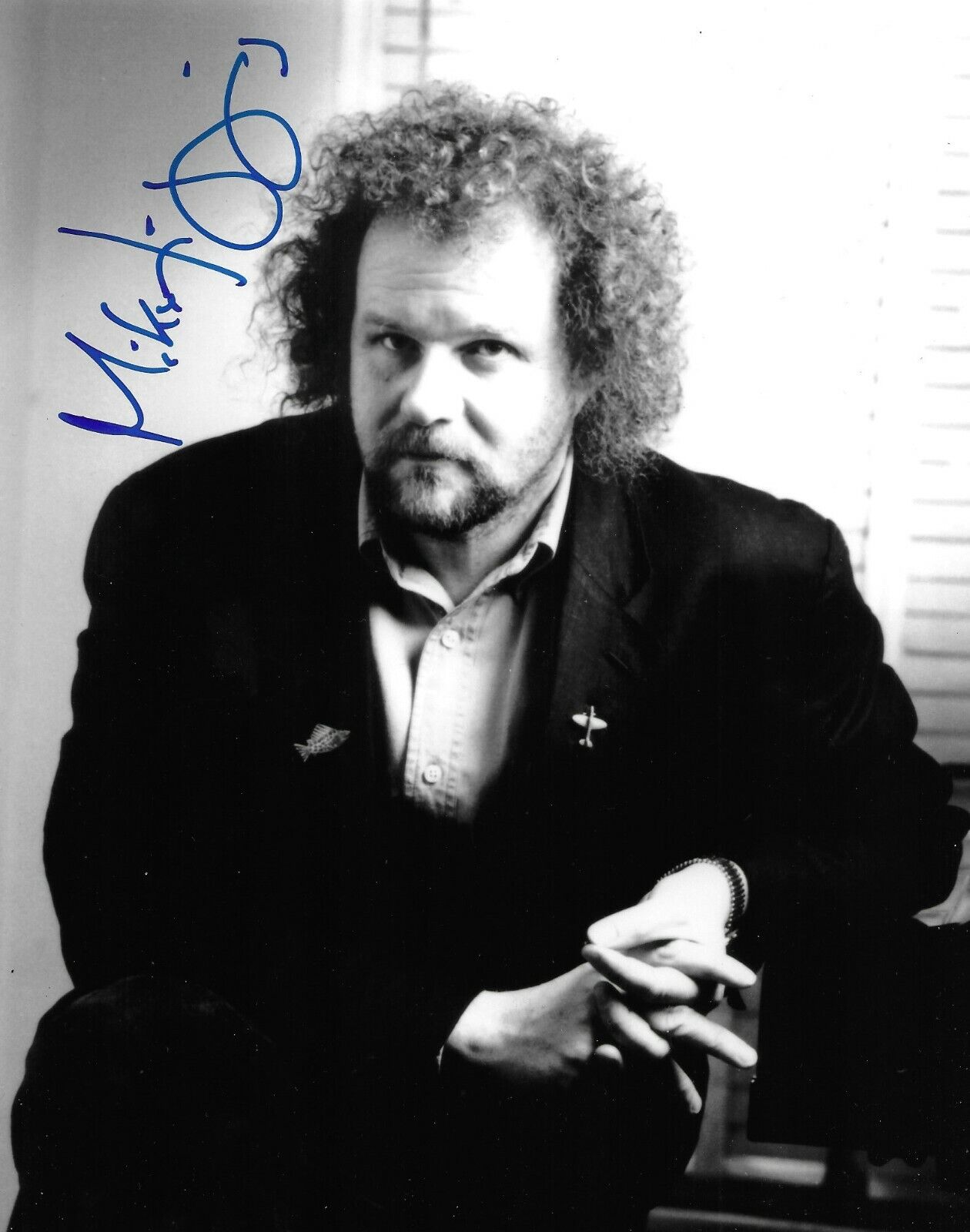 Mike Figgis *Director* Signed 10x8 Photo Poster painting AFTAL