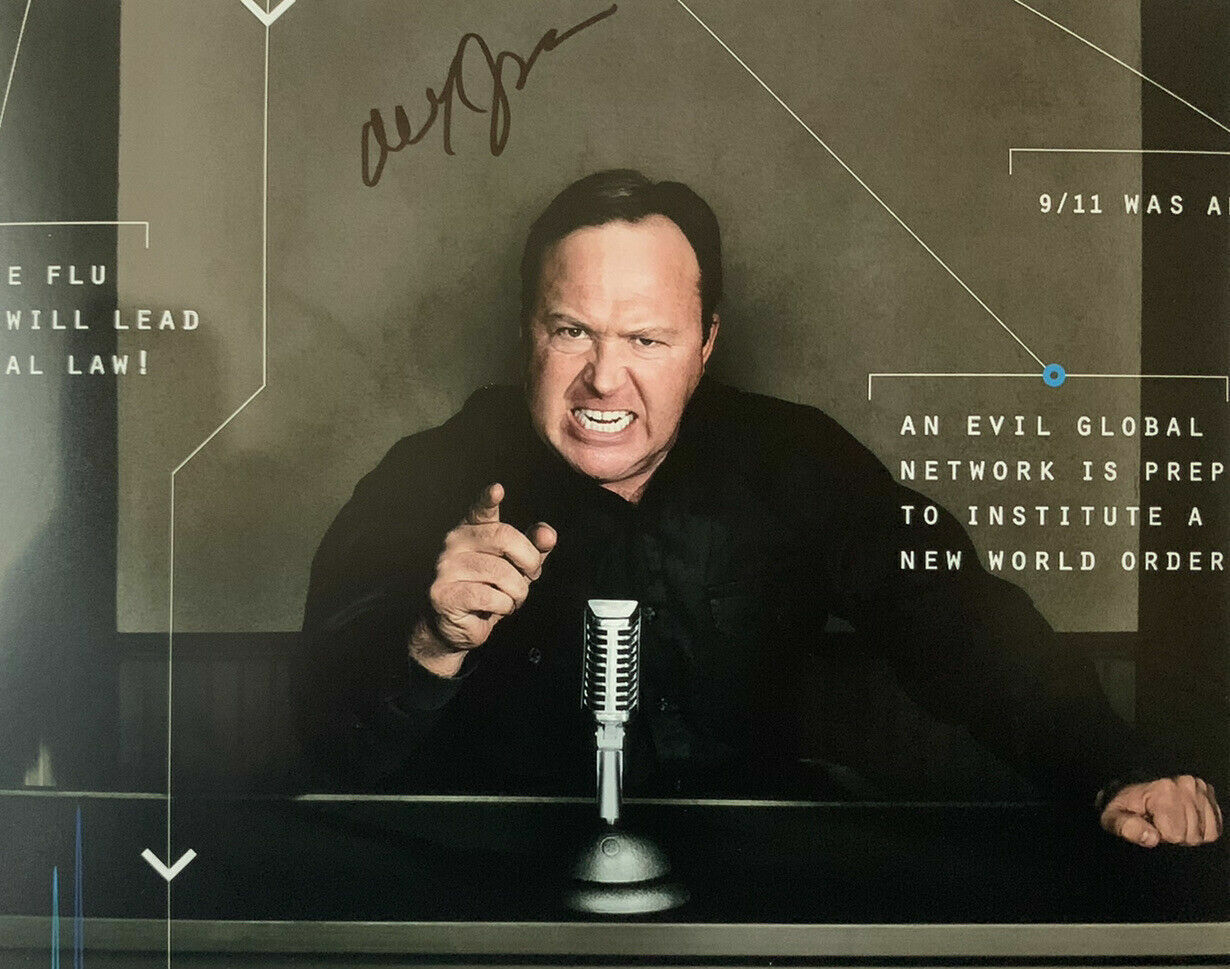 Alex Jones Autographed Signed 8x10 Photo Poster painting ( Alex Jones Show ) REPRINT