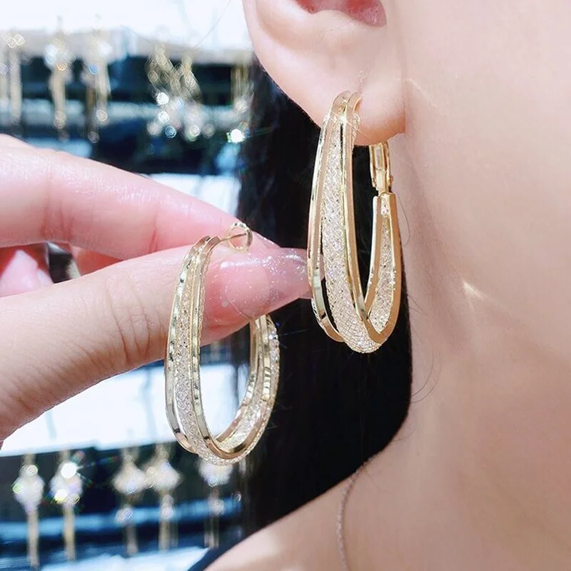Fashion Oval Earrings | IFYHOME