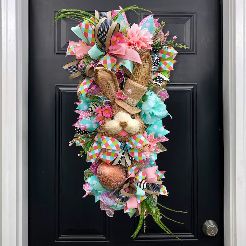 🐰Bunny Easter Swag Wreaths for Front Door