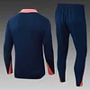 2025/2026 Barcelona Half-Pull Training Suit Royal Blue Jersey Set