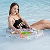 Inflatable Floating Drink Holder Beverage Holder Multifunction for Pool Hot Tub