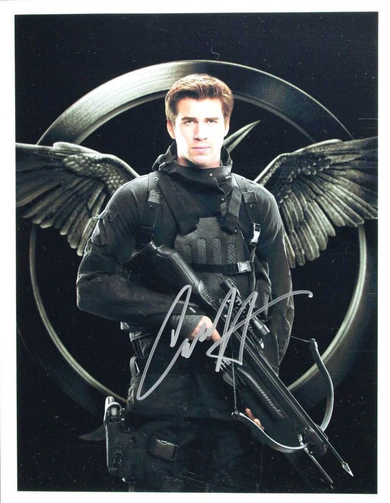 Liam Hemsworth Signed Autographed The Hunger Games