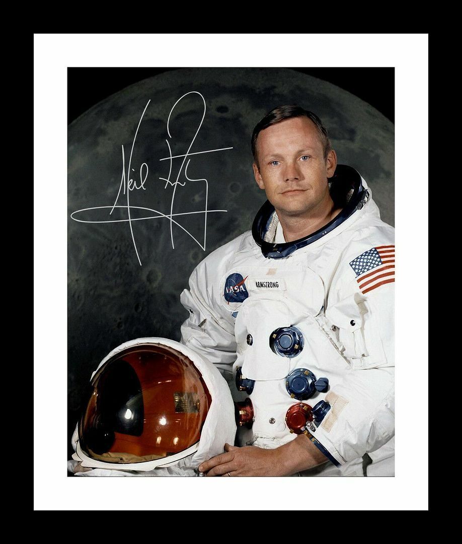 Neil Armstrong Autograph Signed Photo Poster painting Print 1