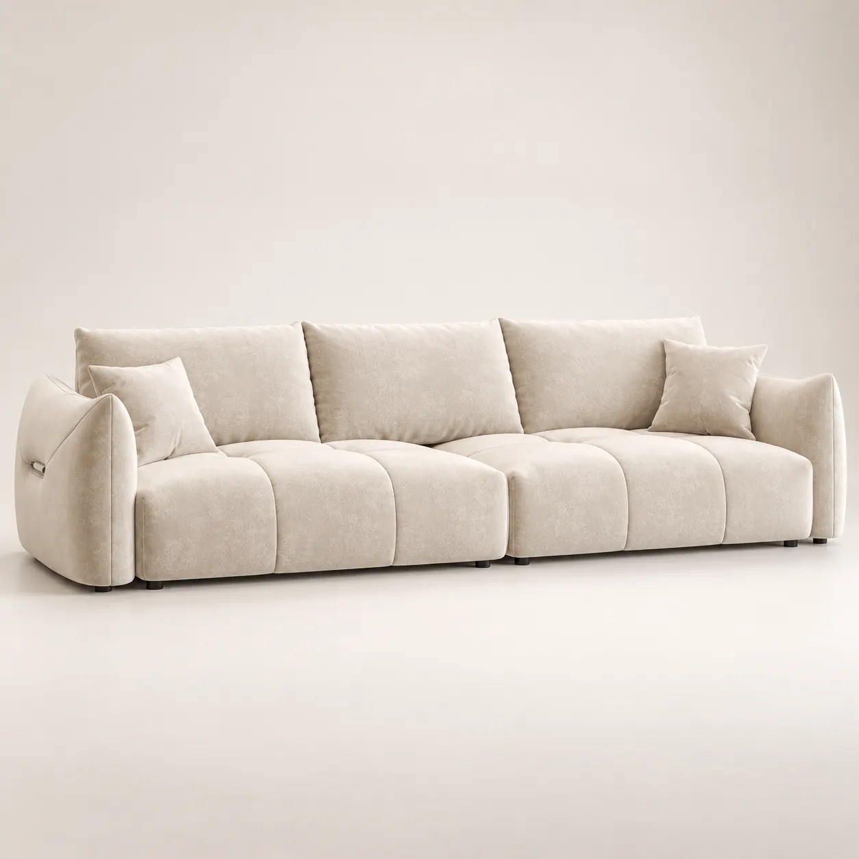 Maibao Sofa - Cream - White studio product view