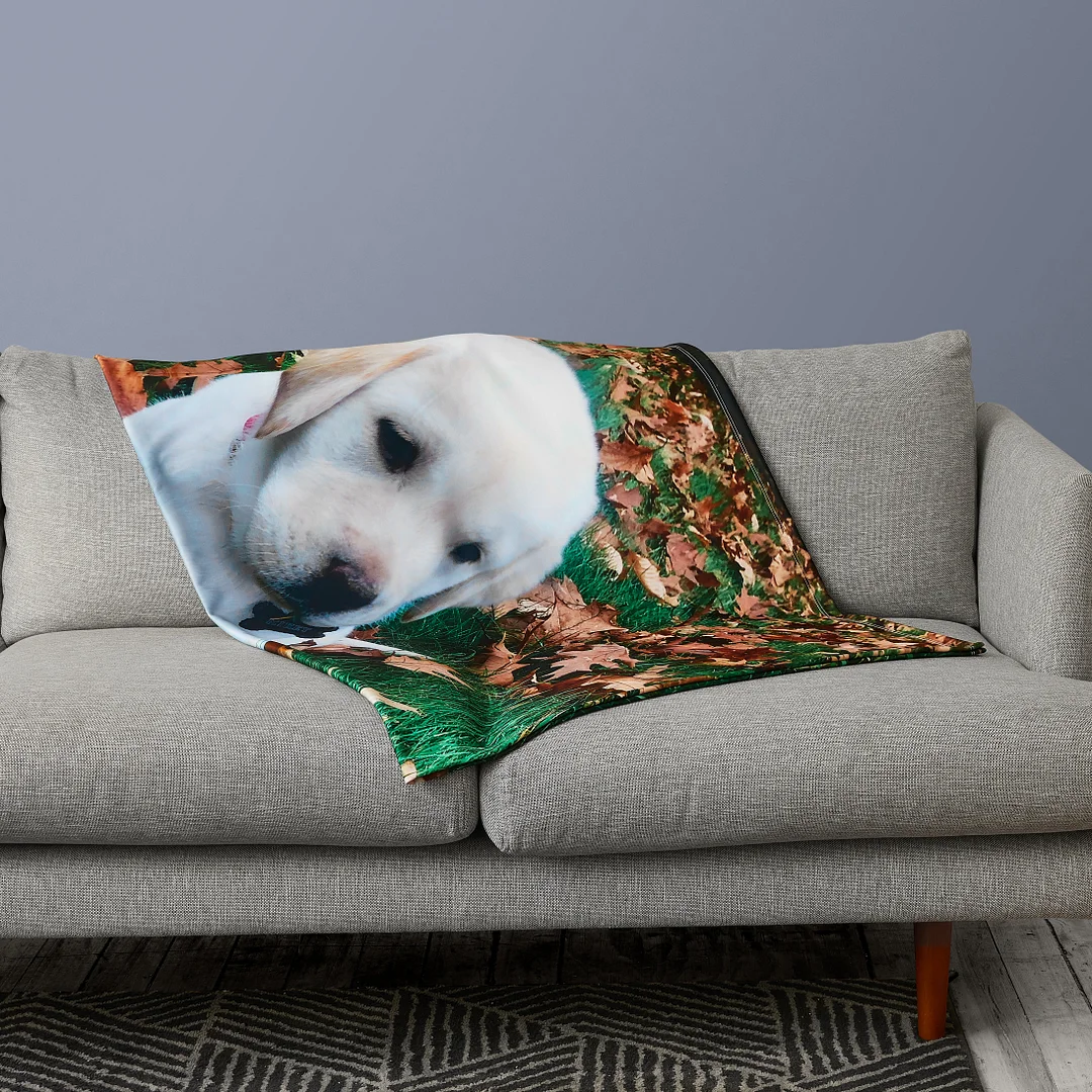 Personalized Pet Photo Blanket