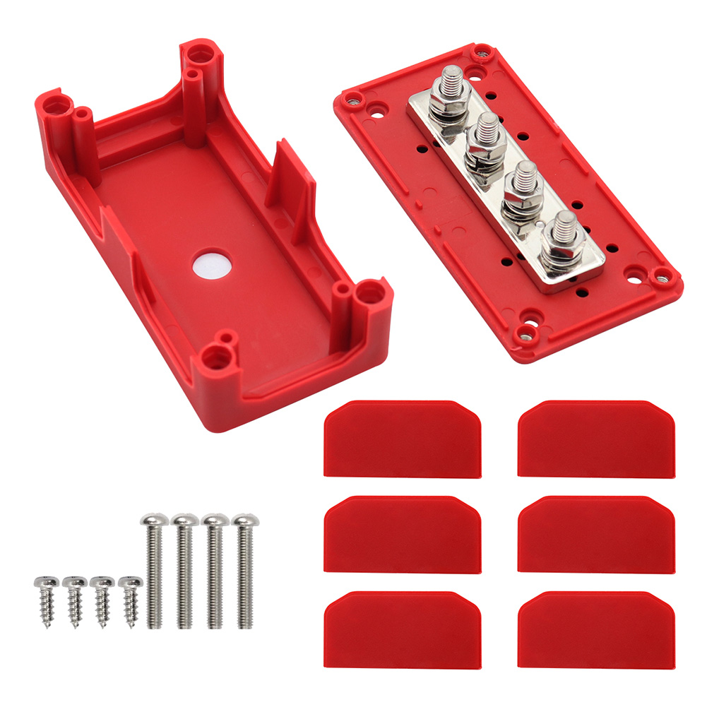 

D4 Terminal Studs Bus-Bar Box C 48V 300A Car Ship Power Distribution Block, 501 Original