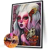 Diamond Painting-DIY Full Round Drill Horror Girl(40x50cm)