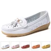 Women's hollow soft leather breathable moccasins sandals 2022