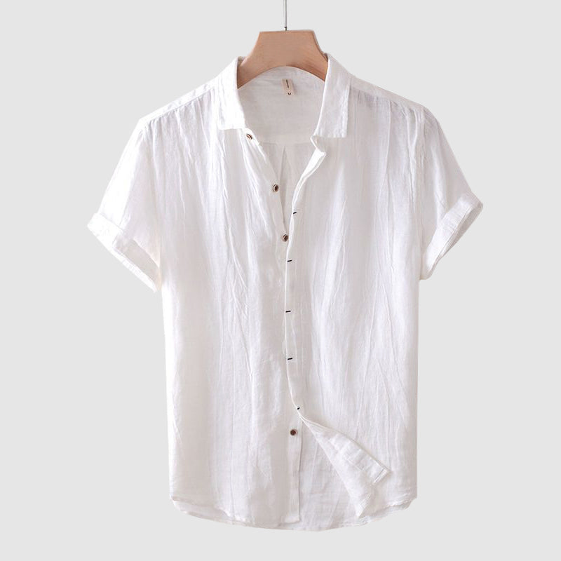 Men's Linen Short Sleeve Shirt &ndash; Breathable Summer Comfort &ndash; view 2