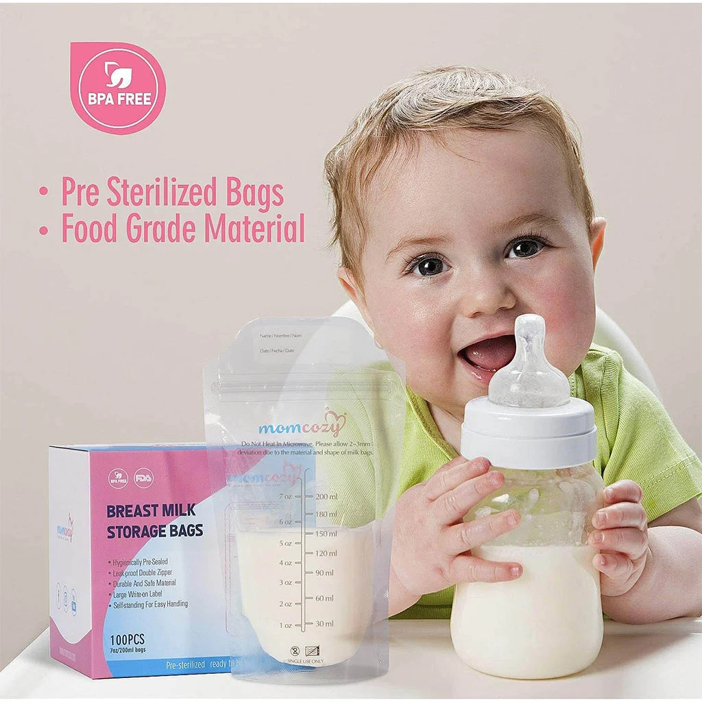 Momcozy Reusable Baby Food Pouches for Toddlers,BPA Free Plastic,Food Safe,Freezer Safe