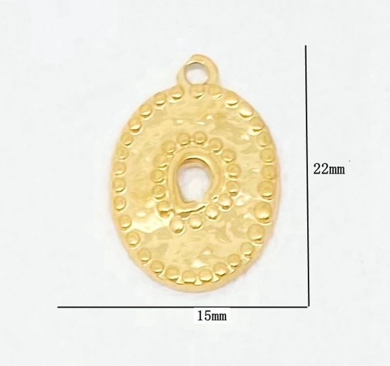 1 Piece 304 Stainless Steel Solid Color Jewelry Accessories Pendant