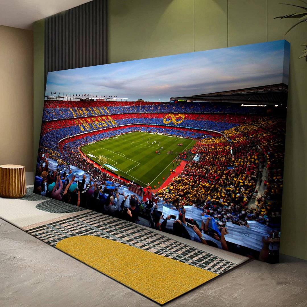 Futbol Club Barcelona Stadium  Vision Canvas Wall Art