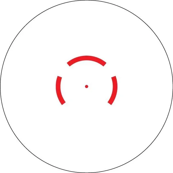 ohhunt® Tactical Sight Glass Etched Reticle Red Illuminated 1x15 Prism Scope