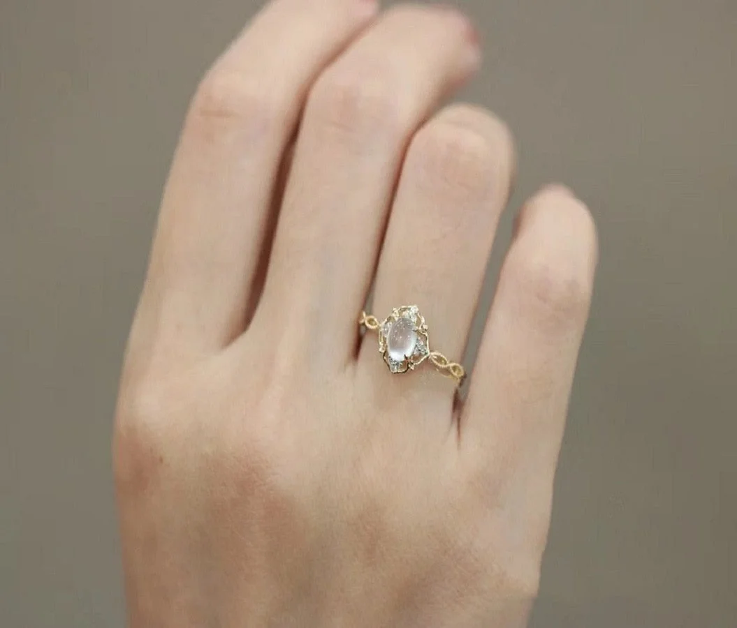 Ophelia Moonstone Ring