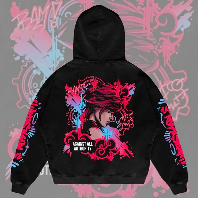 League Of Legends Against All Authority Printed Men's Hoodie