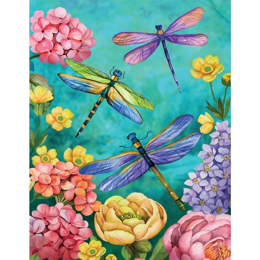 Diamond Painting - Full Round - Dragonfly