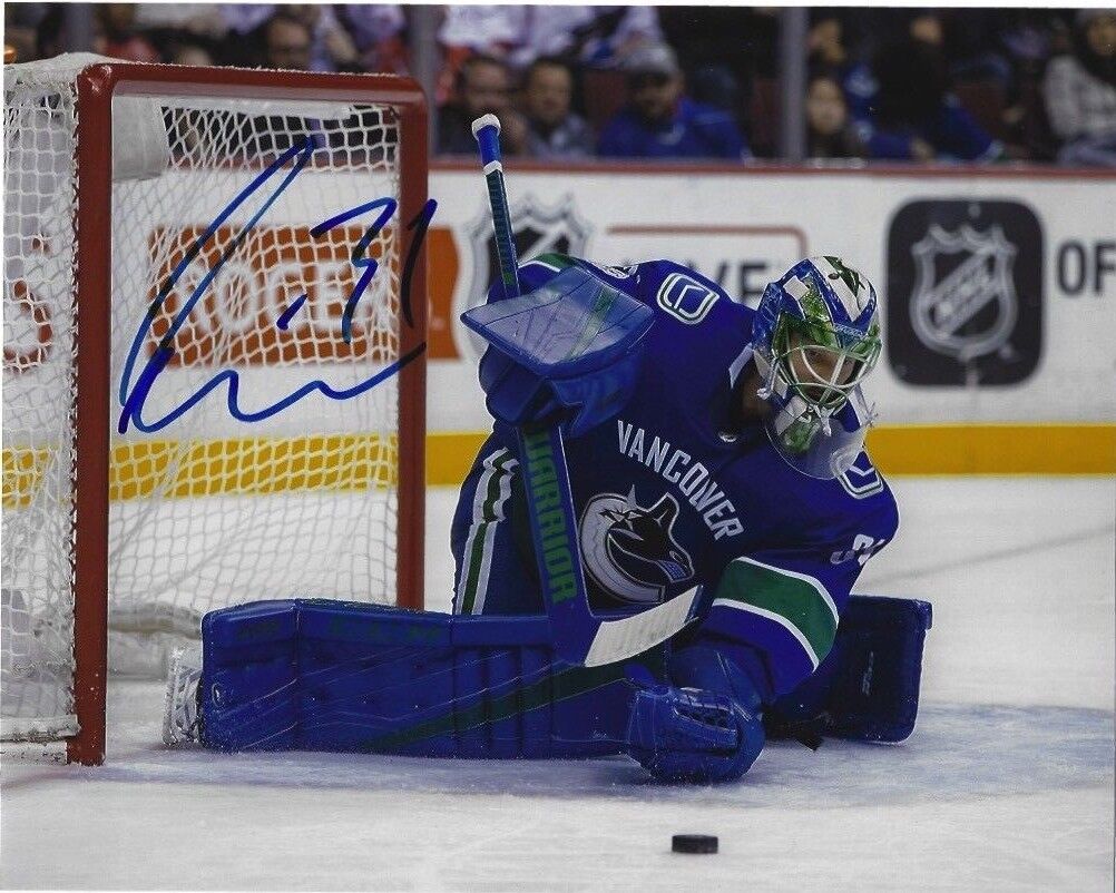 Vancouver Canucks Anders Nilsson Autographed Signed 8x10 Photo Poster painting COA E